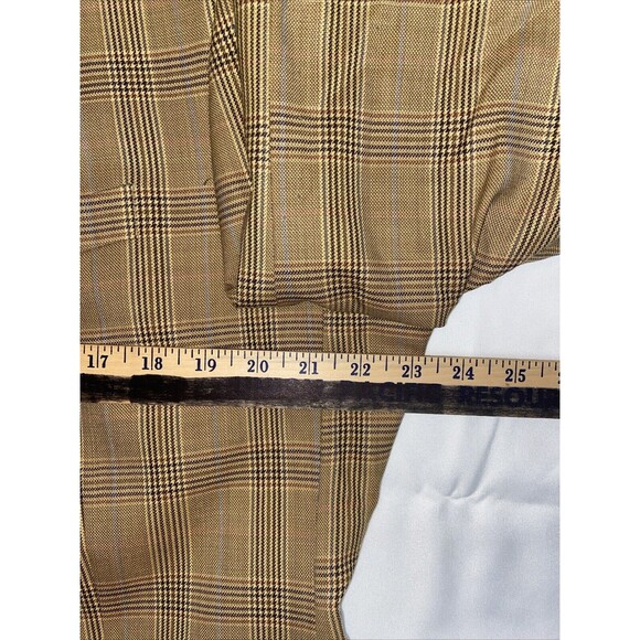 T. Harris London Plaid Blazer Sport Coat Wool Size 46L - Picture 8 of 13